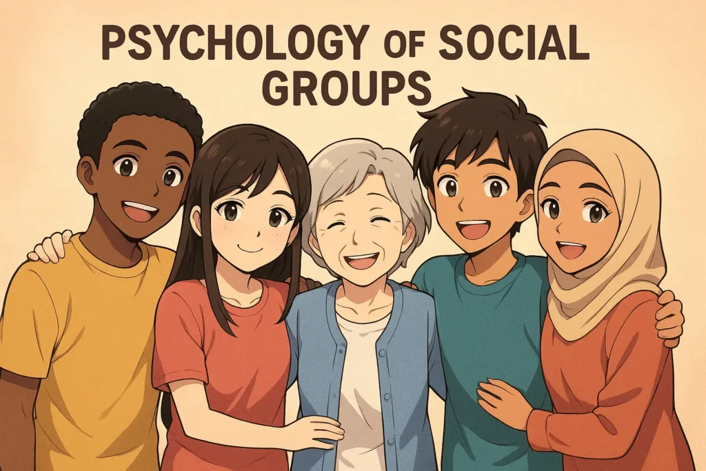 Psychology of Social Groups: 2025 Guide to a Better Life 2 A diverse group of people from different backgrounds stand together, smiling and connected, symbolizing the psychology of social groups and the importance of belonging.